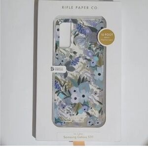 Rifle Paper Co. Case for Samsung Galaxy s20 - Garden Party‎ Blue Floral Print